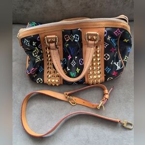 Louis Vuitton Courtney Black Multicolor Bag